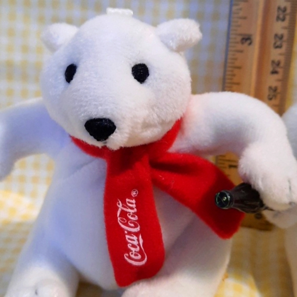 Set of 2 Coca-Cola bears - Picture 5 of 7